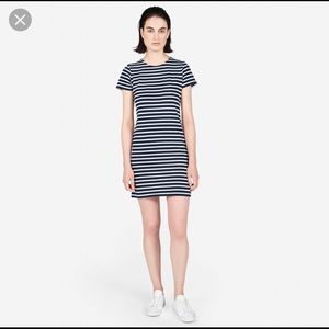 Everlane Gia stripe mini dress
